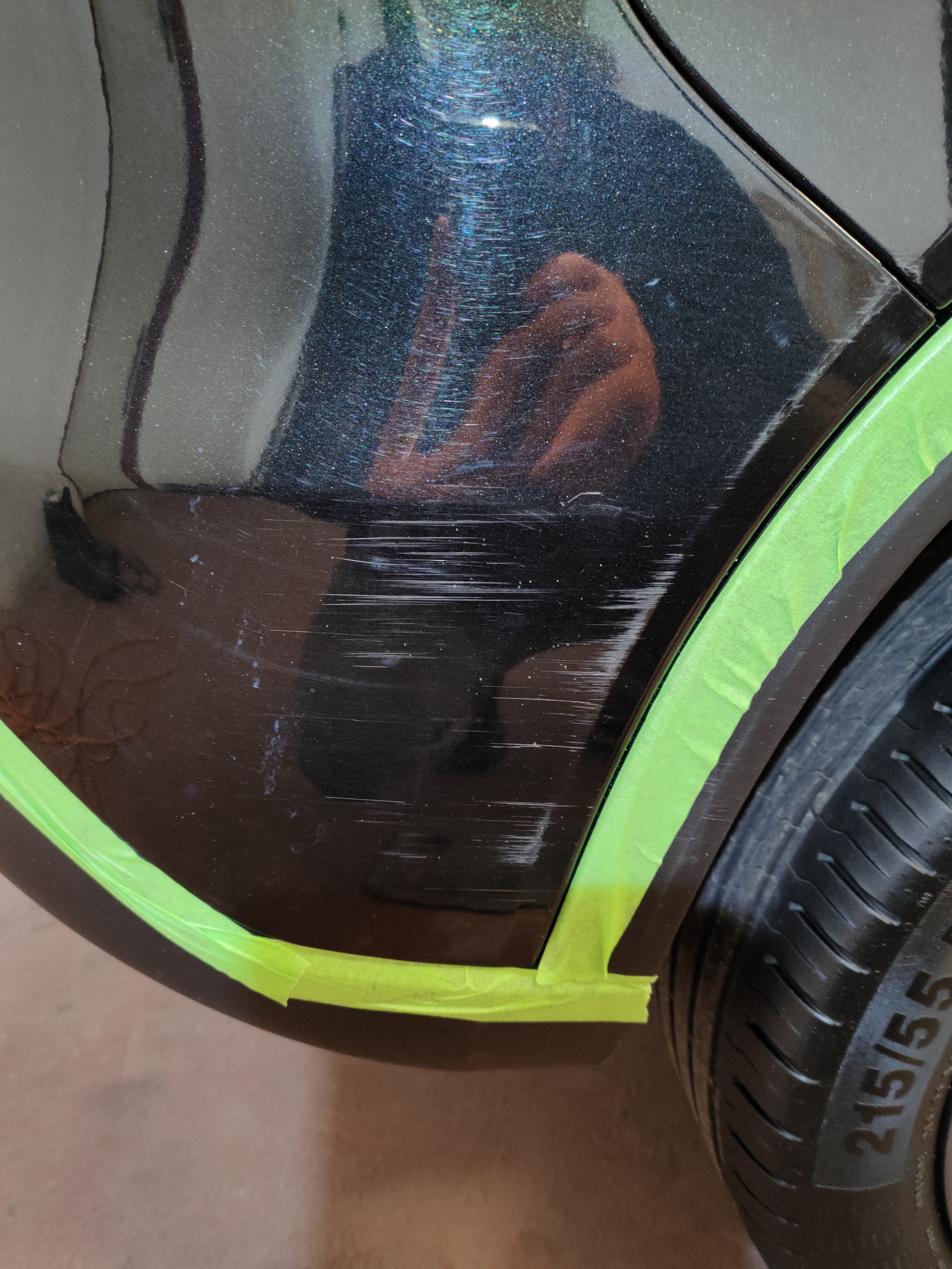 Renovace laku před opravou